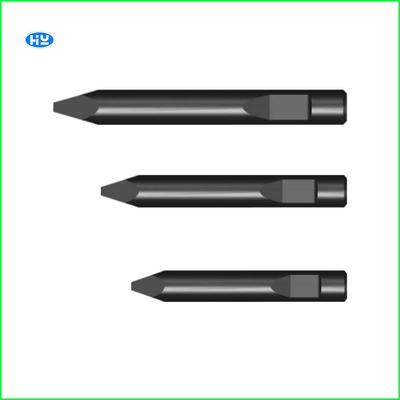 Moil Noktası Hidrolik Kırıcı Keskiler 30-36T 165mm Beton Çekiçli Keski